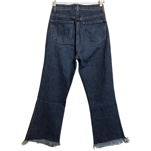 J Brand Women's Julia High Rise Romance Flared Raw Hem Jeans 27 - Picture 2 of 8